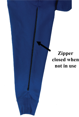 Adaptable Full Zip Hoody - White