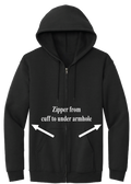 Adaptable Full Zip Hoody - Black